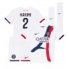 Paris Saint-Germain Achraf Hakimi #2 Auswärtstrikot 2024-25 Kurzarm (+ kurze hosen)